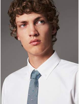 Burberry Slim Fit Button-down Collar Cotton Poplin Shirt