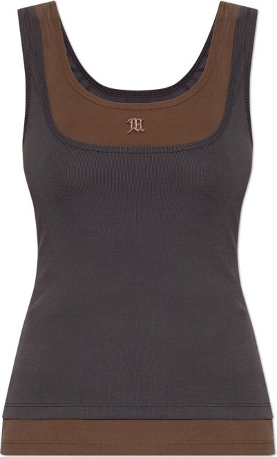 Misbhv Double Layered Knitted Top