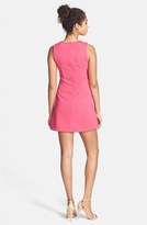 Thumbnail for your product : Paper Crane Pleat Front Textured Skater Dress (Juniors) (Online Only)