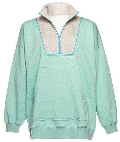 cozy fleece tunic sweatshirt