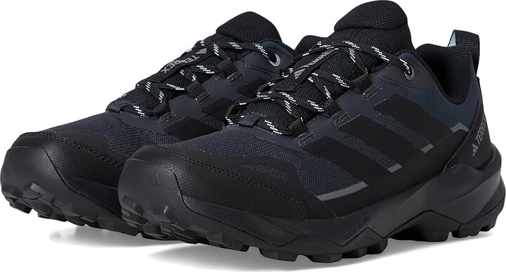 adidas Outdoor Terrex Skychaser AX5 Hiking Shoes Women's Climbing Shoes Black/Black/Semi Flash Aqua : 6 B - Medium