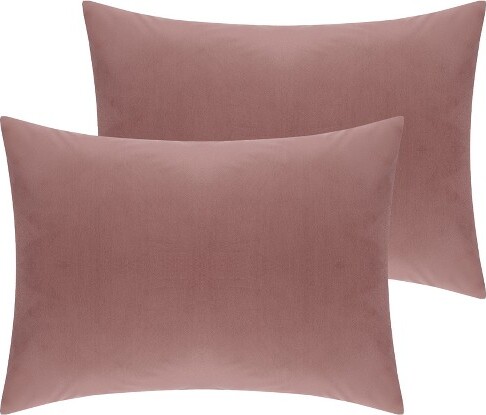 Target Unique Bargains Velvet Envelope Closure Soft and Durable Pillowcases  Bean Grey 2 Pcs