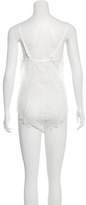 Thumbnail for your product : Anine Bing Sleeveless Lace Bodysuit