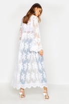 Thumbnail for your product : boohoo Flare Sleeve Lace Maxi Kimono