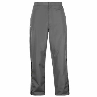 Slazenger . Mens Golf Waterproof Trousers Popper Stud Fastening (Charcoal  XX Large) - ShopStyle