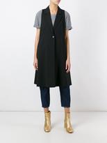 Thumbnail for your product : MM6 MAISON MARGIELA flared sleeveless midi coat