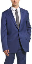 Thumbnail for your product : Hickey Freeman 2Pc Milburn Ii Wool Suit With Flat Pant