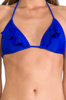 Thumbnail for your product : Shoshanna Ruffle Bikini Top