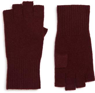 Halogen Cashmere Fingerless Gloves