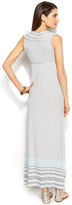 Thumbnail for your product : Studio M Sleeveless Striped Knit Maxi Dress