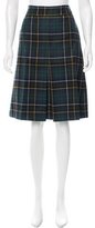 Thumbnail for your product : Kule Plaid Wool Skirt w/ Tags