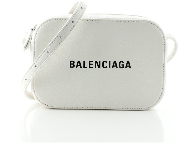 Balenciaga Logo Ville Camera Bag Leather XS ShopStyle