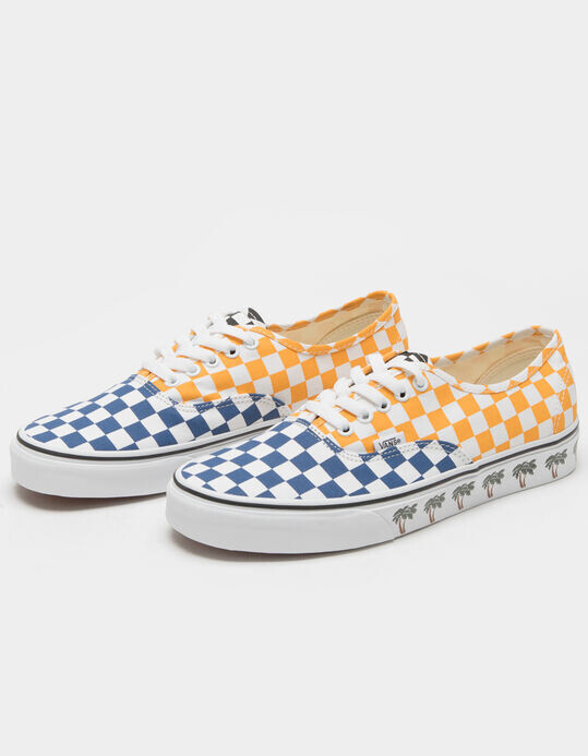 Vans Palm Tree Checkerboard Authentic Shoes - ShopStyle