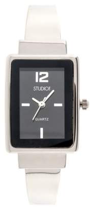 Studio Time Women's Studio Time® Bangle Watch - White