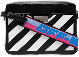 off white crossbody bolsa black