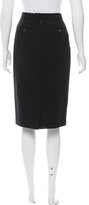 Thumbnail for your product : Saint Laurent Knee-Length Pencil Skirt