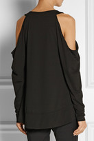 Thumbnail for your product : Donna Karan Cutout stretch-jersey top