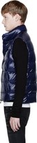 Thumbnail for your product : Moncler Navy Blue Quilted Down Tib Vest