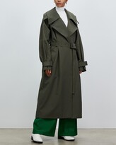 Thumbnail for your product : Camilla And Marc Women's Green Coats - Tomas Trench Coat - Size M/L at The Iconic