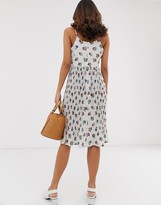 Thumbnail for your product : Yumi floral spot print cami sun dress