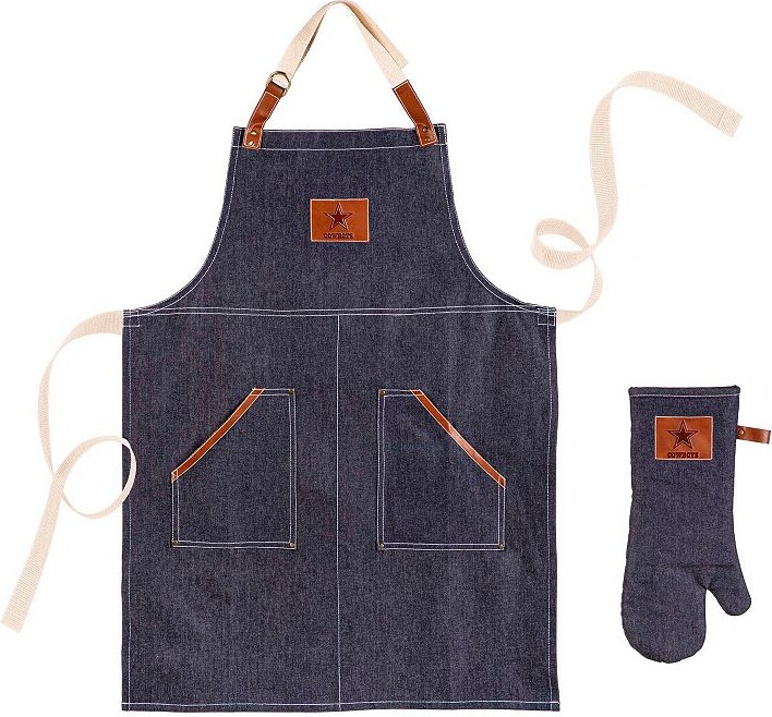 Evergreen Dallas Cowboys Grill Apron and Glove Set