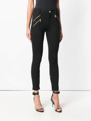 Versace Jeans zip front leggings