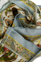 Thumbnail for your product : Zimmermann Printed Silk-twill Scarf