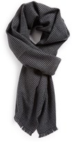 Thumbnail for your product : Ermenegildo Zegna Houndstooth Wool Scarf