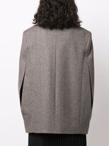 Thumbnail for your product : Nina Ricci Speckled Wool Cape Jacket