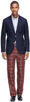 Thumbnail for your product : Brooks Brothers Milano Fit Tartan Dress Trousers