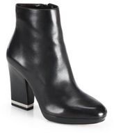 Thumbnail for your product : Michael Kors Catherine Leather Ankle Boots
