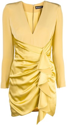 chartreuse cocktail dress