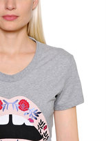 Thumbnail for your product : Markus Lupfer Lips Printed Cotton Jersey T-Shirt