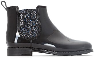 BeOnly Nashville Glitter Patent Chelsea Wellies