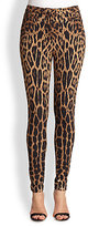 Thumbnail for your product : Roberto Cavalli Leopard-Print Leggings