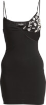 Thumbnail for your product : DSQUARED2 Jewel-Embellished Cut-Out Bodycon Dress