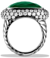 Thumbnail for your product : David Yurman Waverly Limited-Edition Ring with Green Onyx & Gray Diamonds
