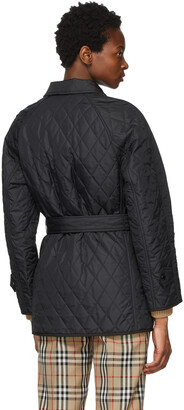 Burberry Black Quilted Kemble Jacket