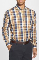 Thumbnail for your product : Cutter & Buck 'Wyman' Classic Fit Plaid Sport Shirt (Big & Tall)