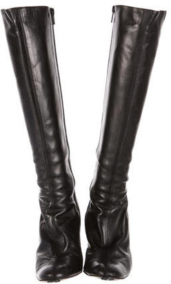 Jean-Michel Cazabat Leather Round-Toe Boots