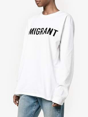 Ashish Crew Neck Immigrant Sweatshirt