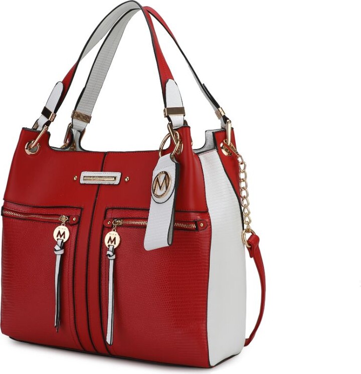 Sofia Vegan Leather Tote with Keyring