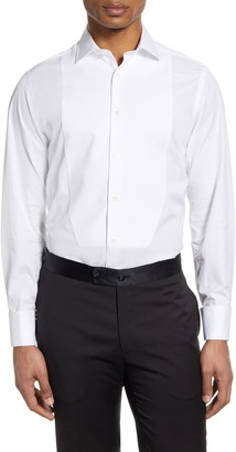 pleated tuxedo shirt slim fit