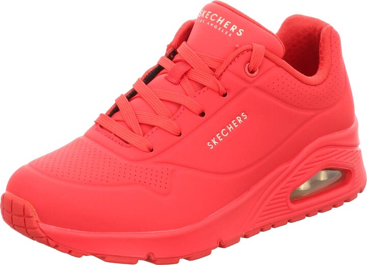 ladies red skechers