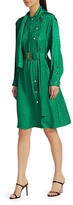 Thumbnail for your product : Coach Texture Drape Belted A-Line Shirtdress