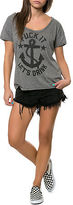 Thumbnail for your product : Buy Me Brunch The Let's Drink Tee in Athletic Grey