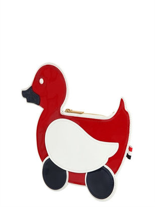 Thom Browne Duckling Color Block Leather Clutch