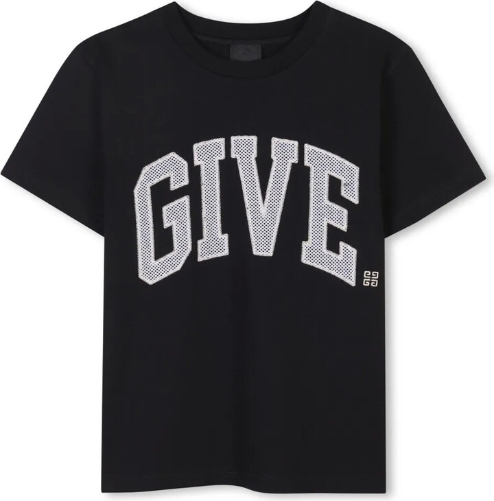 Givenchy Kids logo-appliquéd T-shirt