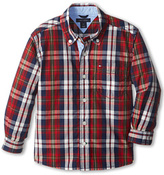 Thumbnail for your product : Tommy Hilfiger Kids L/S Mason Plaid (Toddler/Little Kid)