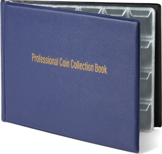 Juvale 240 Pocket Coin Holders for Collectors Coin Collection Album